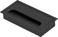 Пропуск для кабеля 80x160 черный Ordi