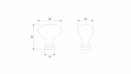 Ручка-кнопка Боярд RC220W