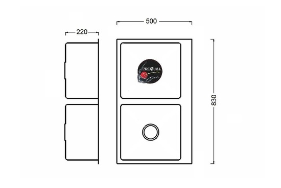 Кухонная мойка PR 8350 Bowls