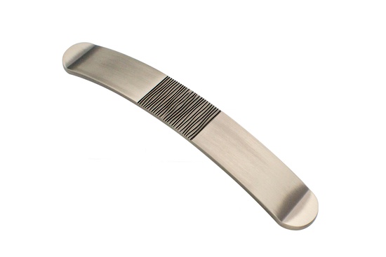 Ручка-скоба Kerron атласное серебро 128мм