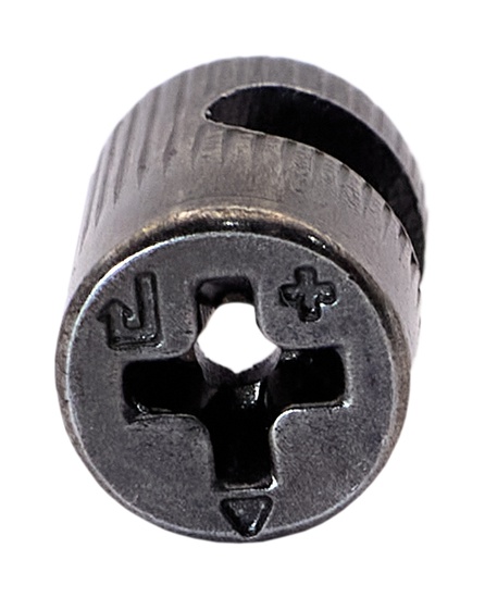 J6-8 Эксцентрик d8 + шток с резьбой М6 и футоркой + заглушка (упаковка 100 шт)