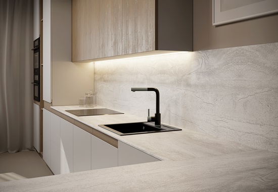 Столешница №124 сосна бетон влагостойкая 38мм