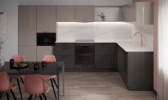 Столешница №259 Белый Тунис влагостойкая 38мм