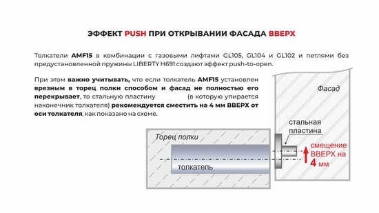 Магнитный толкатель AMF15/GR