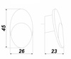 Ручка-кнопка Боярд RC303CP