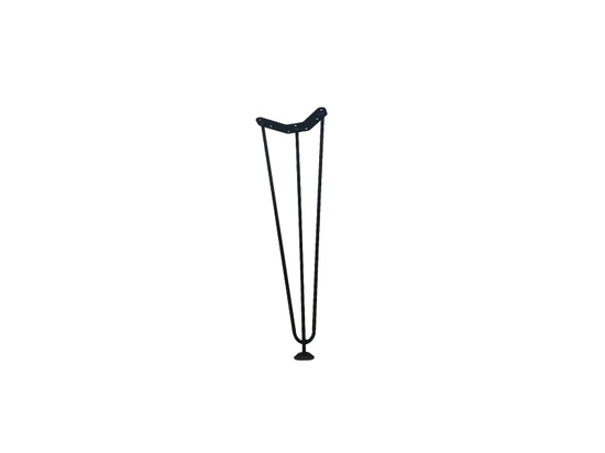 Опора кровати LOFT чёрная H-430