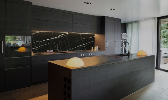 Столешница №295 чёрный тунис влагостойкая 38мм