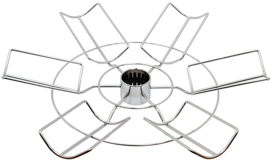 Полка центральная для бутылок хром