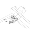 Направляющая скрытого монтажа PREMIAL Morendo L-400