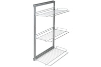 Обувница на раме 3-х уровневая, без доводчика,серый UMM