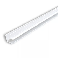 Планка угловая 4мм "Ёлочка" белая