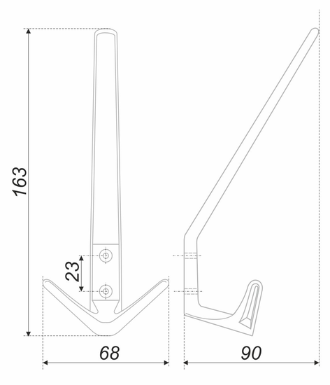 Крючок K305.05SC