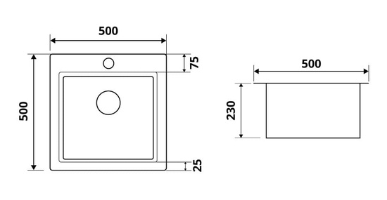 Кухонная мойка PR 5050 Even