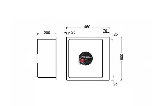 Кухонная мойка PR 6045 Envelope