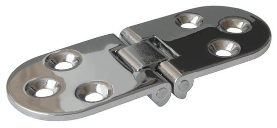 Петля секретерная L80 W30 хром