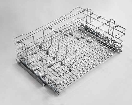 Корзина выкатная для хранения сковородок, хром UMM