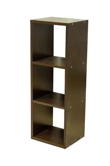 Стеллаж 3 секции (1х3) венге