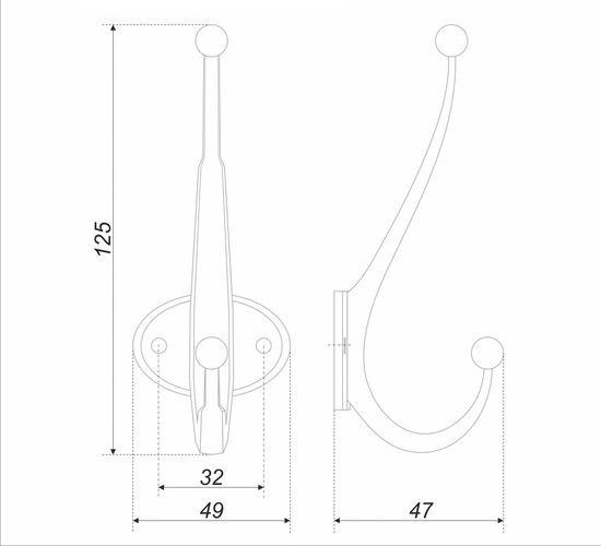 Крючок K204.07BAZ