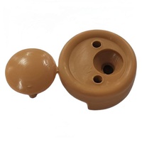 Стеклодержатель с заглушкой, бежевый