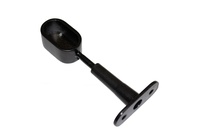 Держатель овальной штанги конечный черный